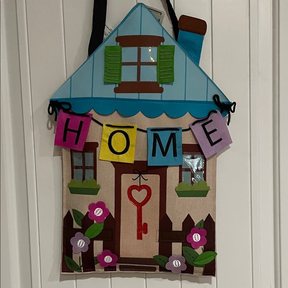 Colorful Home Wall Hanging with Key Design Door Decor - Picture 2 of 6